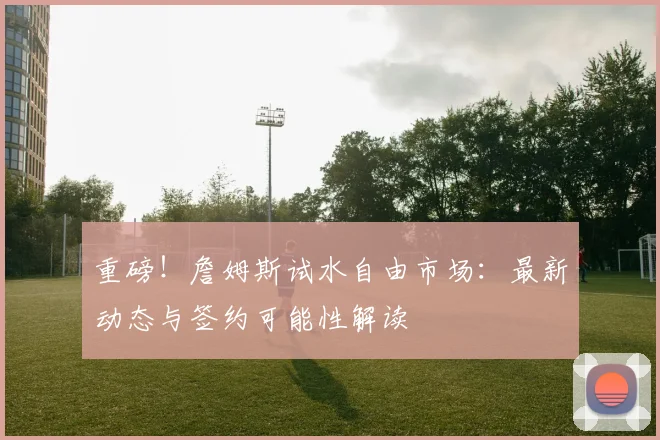 重磅！詹姆斯试水自由市场：最新动态与签约可能性解读